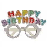 Party Essentials FSC Paper Eye Glasses Happy Birthday - 4pk