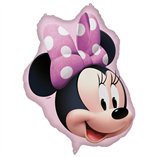 Minnie Mouse Face Supersize Foil Balloon 77.5x70cm - 1pk