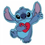 Stitch & Angel Stitch Shaped Supersize Foil Balloon 75x86cm - 1pk