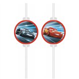 Cars Victory is Mine FSC Medallion Drinking Straws - 4pk
