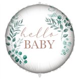 Hello Baby Foil Balloon 18"/46cm - 1pk
