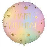 Ombre Happy Birthday Foil Balloon 18"/46cm - 1pk