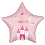 Happy Birthday Princess Foil Balloon 18"/46cm - 1pk