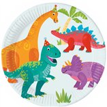 Dino Party FSC Paper Plates Next Generation 23cm - 8pk