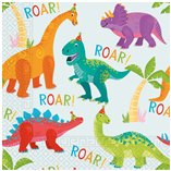 Dino Party FSC Two-Ply Napkins 33x33cm - 20pk