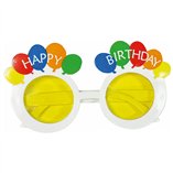 Party Essentials Eye Glasses Happy Birthday Balloons - 1pk
