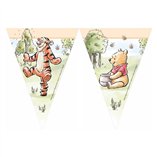 Winnie The Pooh Loves Nature FSC Paper Triangle Flag Banner (9 Flags) - 1pk