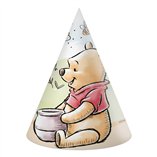 Winnie The Pooh Loves Nature FSC Party Hats - 6pk
