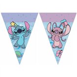 Stitch Angel Cute FSC Paper Triangle Flag Banner (9 Flags) - 1pk