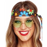 Green Hippie Glasses - Adult One Size