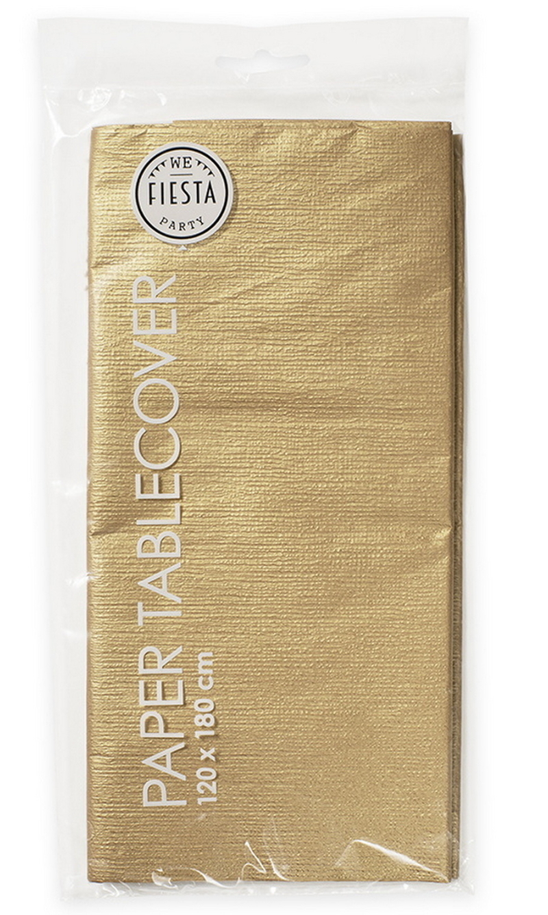 Party Paper Tablecover 120x180cm - Champagne