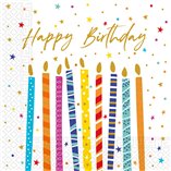 Multicolor Birthday Candles FSC Two-Ply Napkins 33x33cm - 20pk