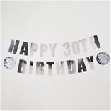 Disco Customisable Milestone Card Banner x2 - 2m